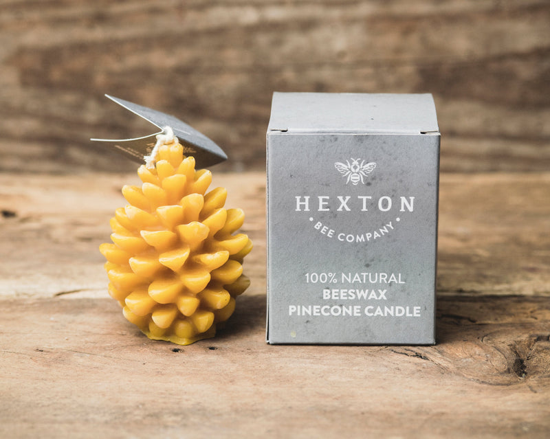 Beeswax Candle - Solid Pinecone