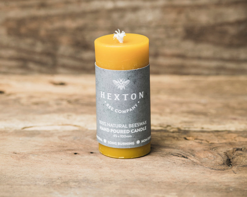 Beeswax - Hand Poured Solid Candle - 45x100mm